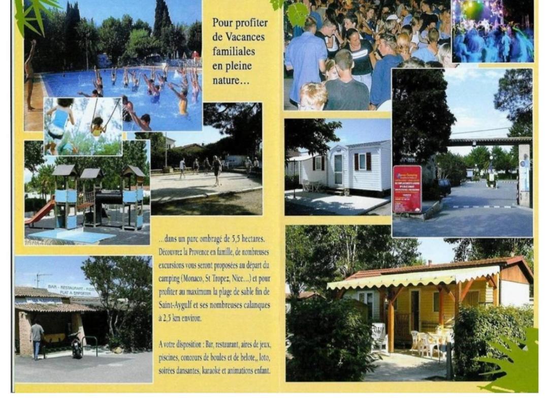 Vacances Familiales Dans Camping Avec Piscine Fréjus Exteriör bild